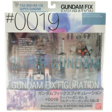  BANDAI  #0019 スーパーガンダム&フルアーマーガンダムMk-II