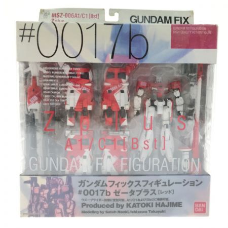  BANDAI MSZ-006A1/C1[Bst] Zプラス(レッド) 「ガンダム・センチネル」