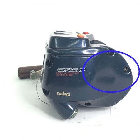  DAIWA ダイワ 電動リール  EX-60 ハーネスコード付属 通電のみ動作確認済み