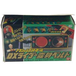 ▼▼ BANDAI 仮面ライダーBLACK 光る!回る! アクションコントロール DXライダー変身ベルト ベルト動確済  Cランク