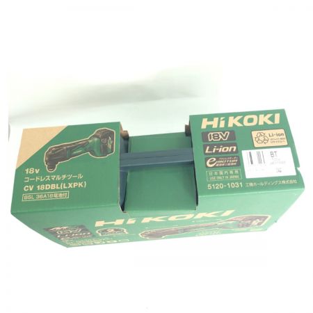  HiKOKI ハイコーキ 18Vコードレスマルチツール 未開封 CV18DBL LXPK グリーン