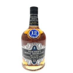 ▼▼  スコッチウイスキー  ティーチャーズ ロイヤル ハイランド 12年 750ml Nランク 未開栓