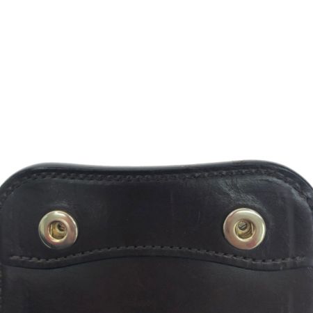  WILDSWANS ワイルドスワンズ 二つ折り財布 ブラウン 小型ウォレットケース 外箱・コバ磨き付属