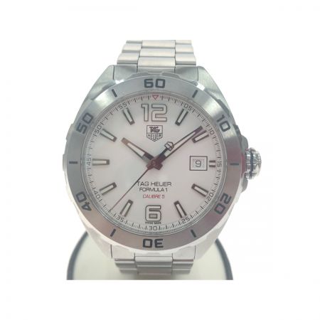  TAG HEUER タグホイヤー メンズ腕時計 自動巻き FORMULA1 CARIBRE5 キャリバー5 WAZ2114 ホワイト