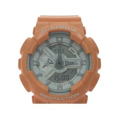  CASIO カシオ メンズ腕時計 クオーツ G-SHOCK Gショック デジアナ マットメタリックシリーズ GA-110SG オレンジ Aランク