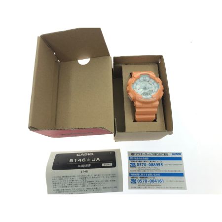  CASIO カシオ メンズ腕時計 クオーツ G-SHOCK Gショック デジアナ マットメタリックシリーズ GA-110SG オレンジ