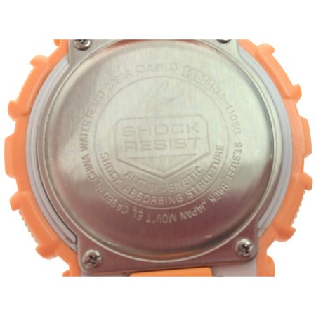  CASIO カシオ メンズ腕時計 クオーツ G-SHOCK Gショック デジアナ マットメタリックシリーズ GA-110SG オレンジ