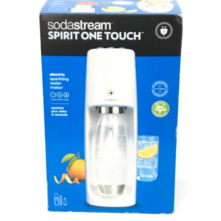    sodastream Spirit One Touch スターターキット SSM1079 ホワイト ボトル使用期限2025/9