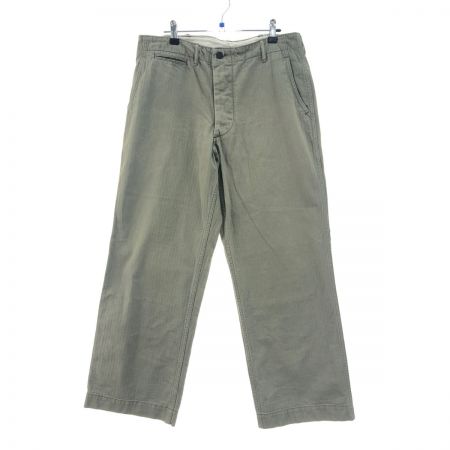  warehouse ウェアハウス メンズ ワイドパンツ SIZE 34 グリーン