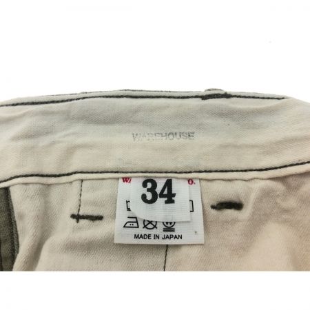 warehouse ウェアハウス メンズ ワイドパンツ SIZE 34 グリーン