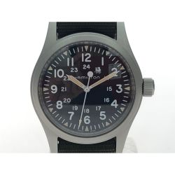 ▼▼ HAMILTON ハミルトン メンズ腕時計 手巻き カーキ フィールド メカ H69439131 Aランク