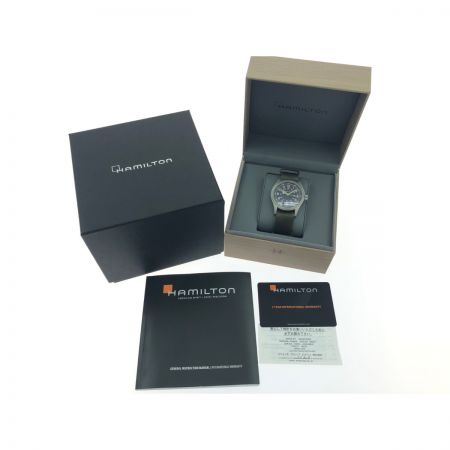  HAMILTON ハミルトン メンズ腕時計 手巻き カーキ フィールド メカ H69439131