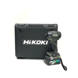 ▼▼ HiKOKI ハイコーキ 36Vインパクトドライバ WH36DC グリーン 充電池2個・ケース付 Aランク