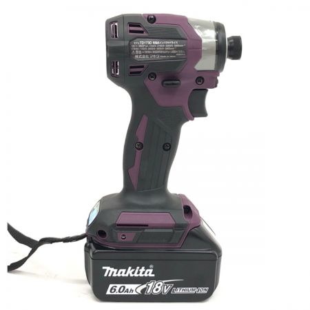  MAKITA マキタ インパクトドライバ TD173DGXAP パープル 充電器・充電池付属