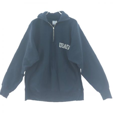  warehouse ウェアハウス メンズ ジップアップトレーナー スウェット USAFA 裏起毛 Lサイズ ネイビー