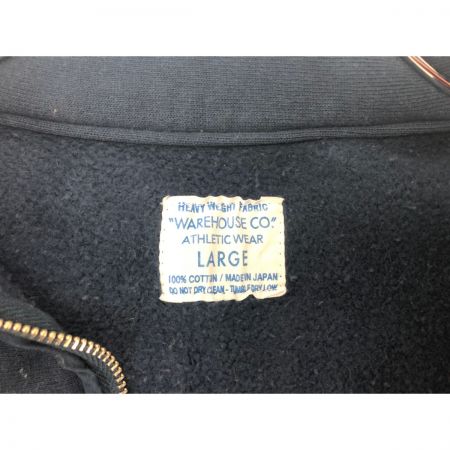  warehouse ウェアハウス メンズ ジップアップトレーナー スウェット USAFA 裏起毛 Lサイズ ネイビー