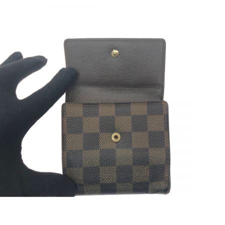 中古】 LOUIS VUITTON ルイヴィトン レディース 三つ折り財布 Wホック