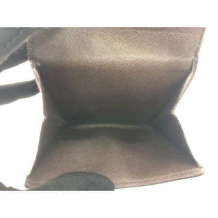  LOUIS VUITTON ルイヴィトン レディース 三つ折り財布 Wホック ポルトモネ ビエ カルトクレディ ダミエ N61652