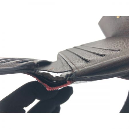  LOUIS VUITTON ルイヴィトン レディース 三つ折り財布 Wホック ポルトモネ ビエ カルトクレディ ダミエ N61652