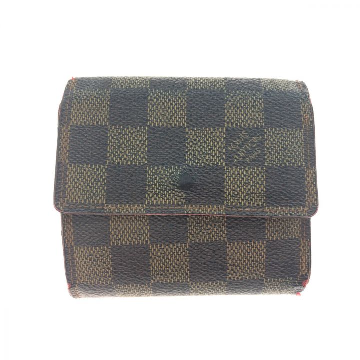 美品 ルイヴィトン ダミエ ポルトモネ ビエ カルトクレディ Wホック 折り財布 楽天市場】【財布】LOUIS VUITTON ルイ ヴィトン ダミエ ポルトモネ