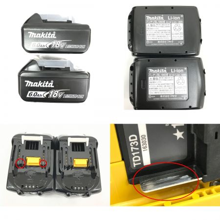  MAKITA マキタ インパクトドライバ 付属品完備 TD173DGXFY イエロー