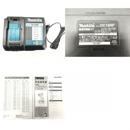  MAKITA マキタ インパクトドライバ 付属品完備 TD173DGXFY イエロー