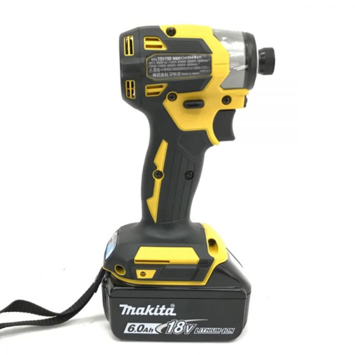 MAKITA マキタ インパクトドライバ 付属品完備 TD173DGXFY イエロー
