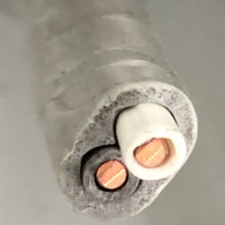  YAZAKI VVFケーブル(pbF) 2x2.0mm 長さ100m 概算質量11kg