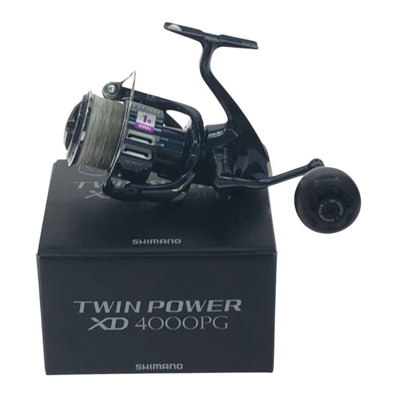 中古】 SHIMANO シマノ スピニングリール 21ツインパワーXD 4000PG