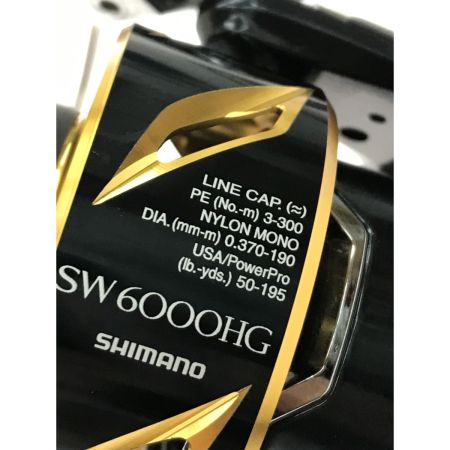  SHIMANO シマノ スピニングリール 04078 6000HG 20ステラSW
