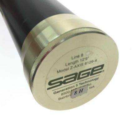  sage セージ フライロッド #8 12'9 Z-AXIS 8129-4 アルミケース付属