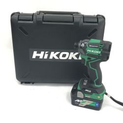 ▼▼ HiKOKI ハイコーキ インパクトドライバ 充電器・充電池2個・ケース付 WH36DC 2XPS Aランク