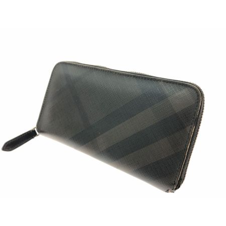  BURBERRY バーバリー ユニセックス ラウンドファスナー 長財布 ロンドンチェック  8014480
