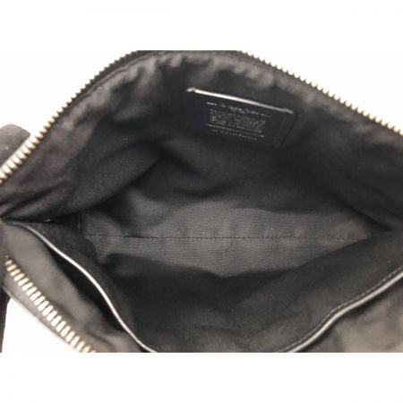  COACH コーチ セカンドバッグ クラッチバッグ シグネチャー ハングタグ欠品 F29508 ブラック