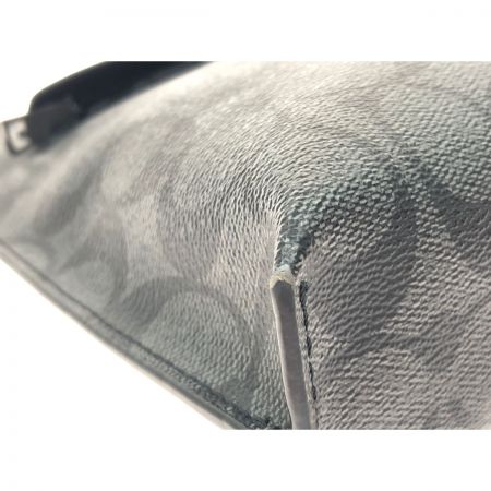  COACH コーチ セカンドバッグ クラッチバッグ シグネチャー ハングタグ欠品 F29508 ブラック