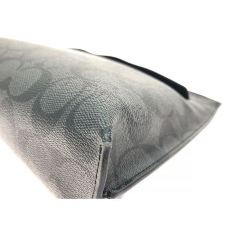  COACH コーチ セカンドバッグ クラッチバッグ シグネチャー ハングタグ欠品 F29508 ブラック