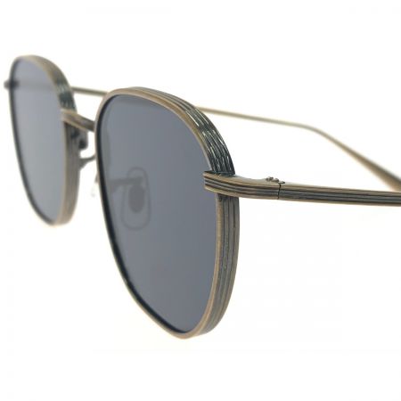  OLIVER PEOPLES オリバーピープルズ アイウエア サングラス THE ROW メタルフレーム BOARD-MEETING AG/BL ゴールド