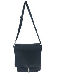 ▼▼ BURBERRY バーバリー メンズ ショルダーバッグ ナイロン×レザー 斜め掛け ブラック Bランク