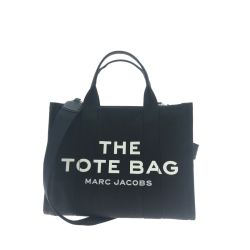 ▼▼ MARC JACOBS マークジェイコブス 2WAY トートバッグ キャンバス A4サイズ対応 M0016161-001 ブラック Bランク