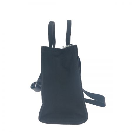  MARC JACOBS マークジェイコブス 2WAY トートバッグ キャンバス A4サイズ対応 M0016161-001 ブラック
