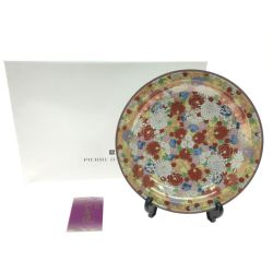 ▼▼  九谷焼 湖月 金花詰 31cm 大皿 Bランク