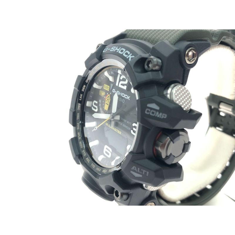 CASIO Ｇ-SHOCK MUDMASTER メンズ腕時計 USED品ソーラー電波時計