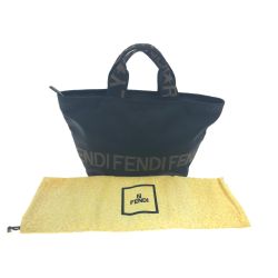 ▼▼ FENDI フェンディ レディース ハンドバッグ ミニトート ナイロン×レザー  2119 26488 098 ブラック Bランク