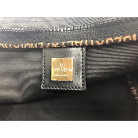  FENDI フェンディ レディース ハンドバッグ ミニトート ナイロン×レザー  2119 26488 098 ブラック