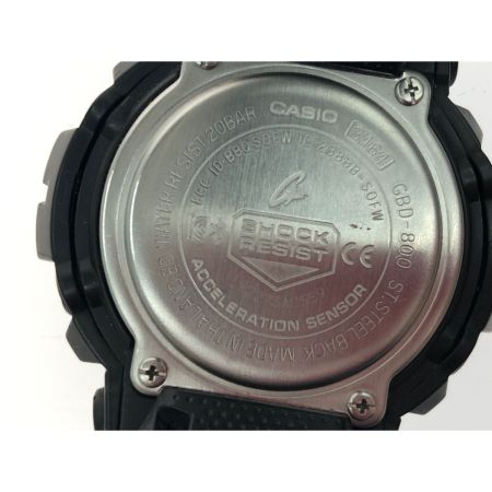  CASIO カシオ メンズ腕時計 クオーツ G-SHOCK Gスクワット デジタル ランニングウォッチ GBD-800 ブラック