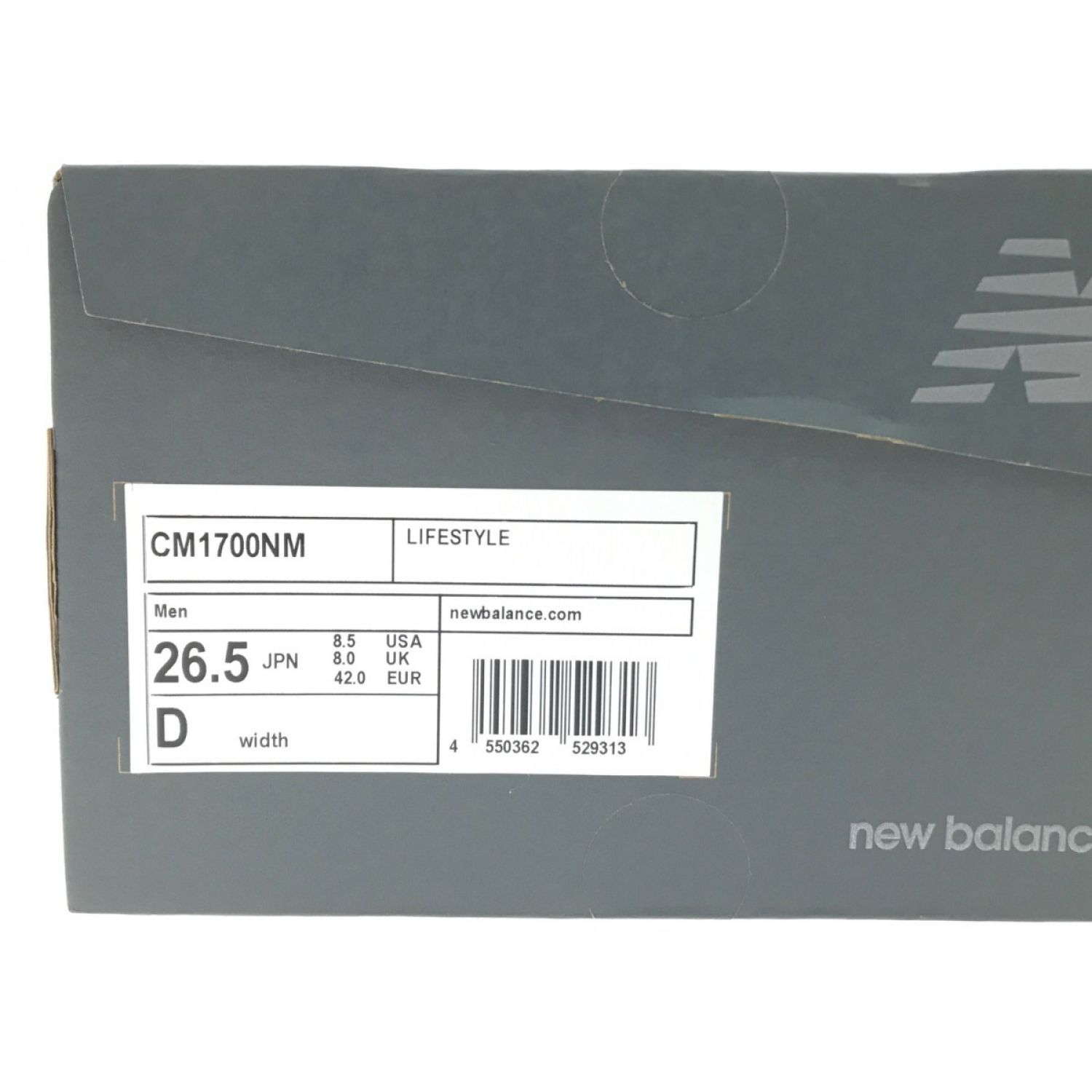 中古】 NEW BALANCE ニュー・バランス ローカットスニーカー CM1700NM