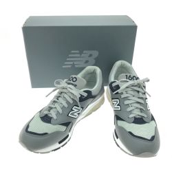 ▼▼ NEW BALANCE ニュー・バランス ローカットスニーカー CM1600LG グレー Bランク