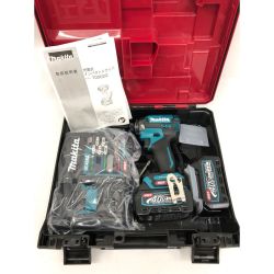 ▼▼ MAKITA マキタ 40vインパクトドライバ  TD002GRDX ブルー ケース・バッテリー×2・充電器付属 Sランク