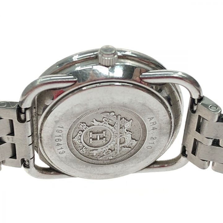 HERMES エルメス レディース腕時計 クオーツ アルソー ホワイト