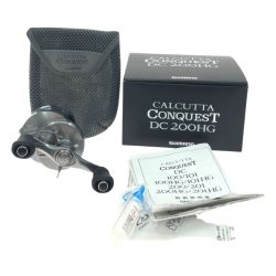 ▼▼ SHIMANO シマノ ベイトリール 20カルカッタコンクエスト  DC 200HG ポーチ・外箱付属 Bランク